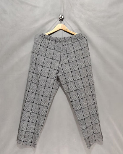 C By One Gray Cotton Plazo For Women M