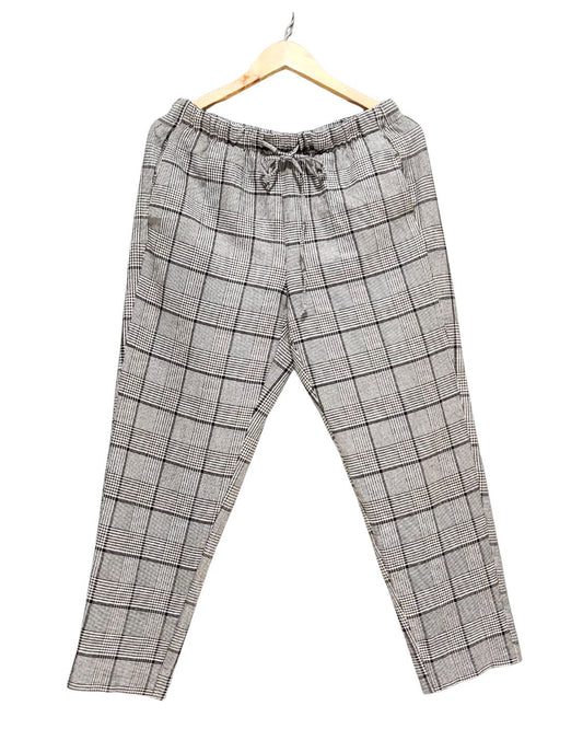 C By One Gray Cotton Plazo For Women M