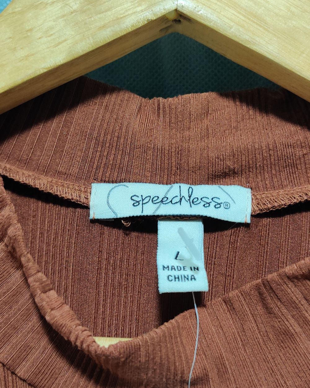 Speechless Brown For Women Dresses L