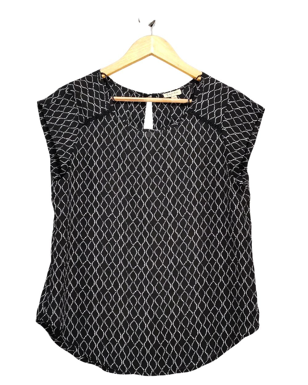 Lily White Black For Women Crop Top S