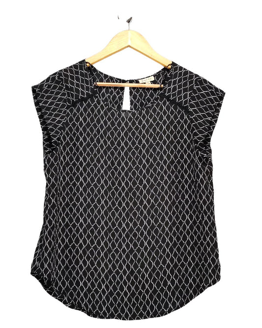 Lily White Black For Women Crop Top S