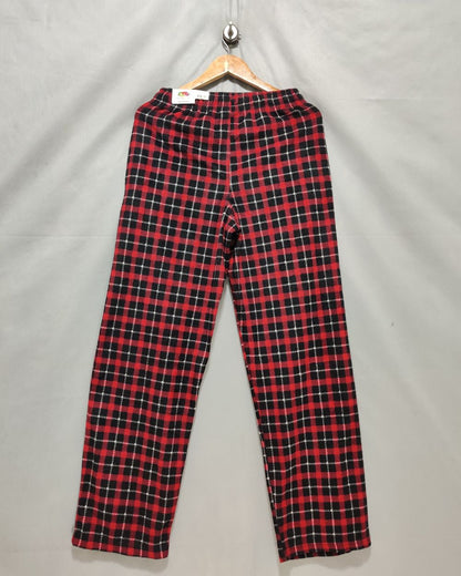 Fruit Of The Loom Red Night Trousers For Woman X Large
