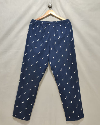 Nautica Blue Night Trousers For Woman Medium