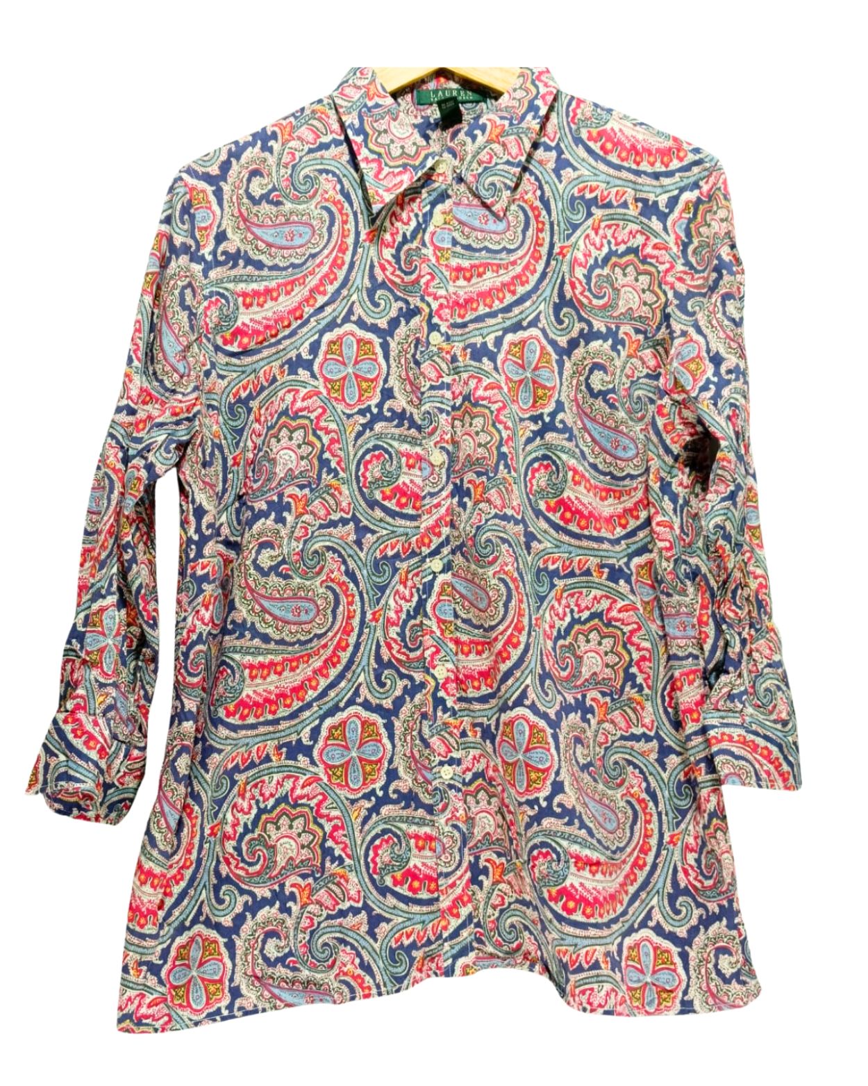 Ralph Lauren Colour Pink & Purple For Women Shirt Size L