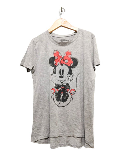 Disney Gray Cotton T Shirt For Women S