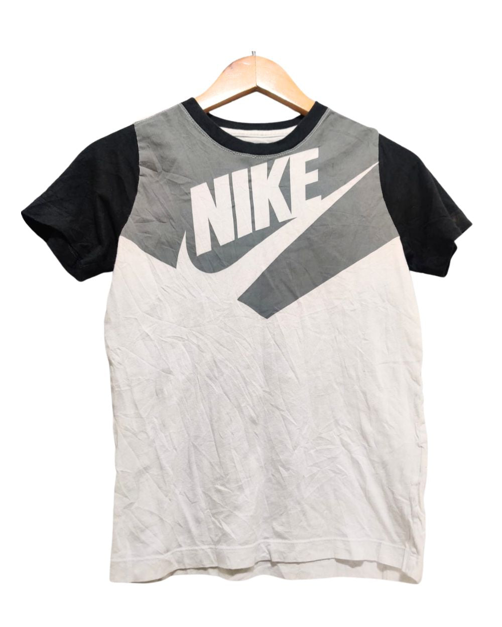 Nike White Cotton T Shirt For Women M