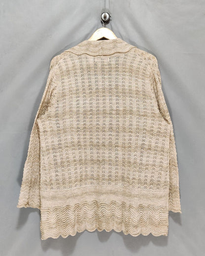 Alfred Dunner Cream For Women Sweater L