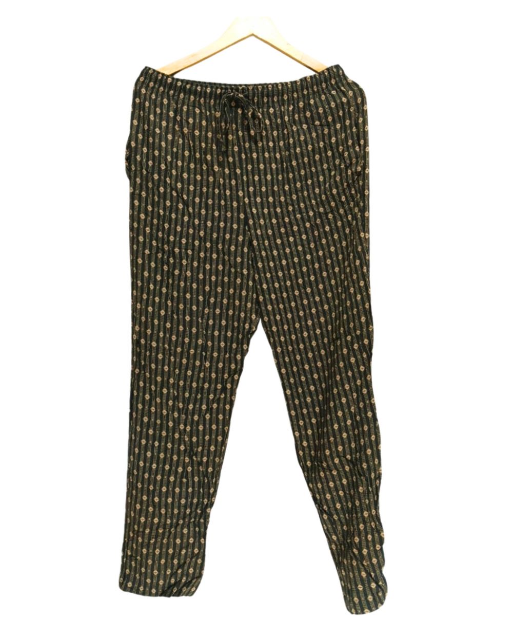 Sag Harbor Black Colour Cotton Plazo For Woman M