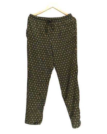 Sag Harbor Black Colour Cotton Plazo For Woman M