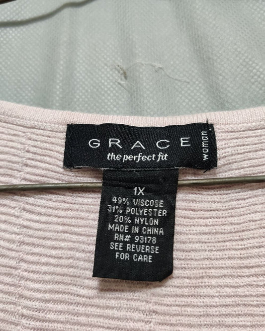 Grace Pink Sweatshirt For Women XL