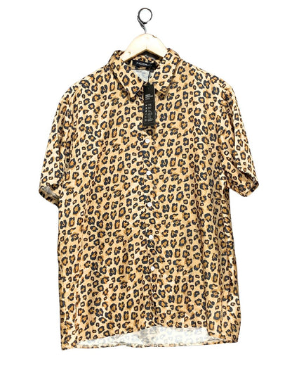 Incerun Leopard Print For Women Top Shirt L