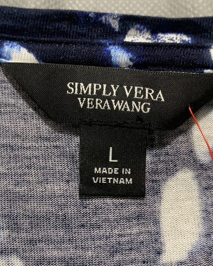 Simply Vera Wang Blue For Women Crop Top L