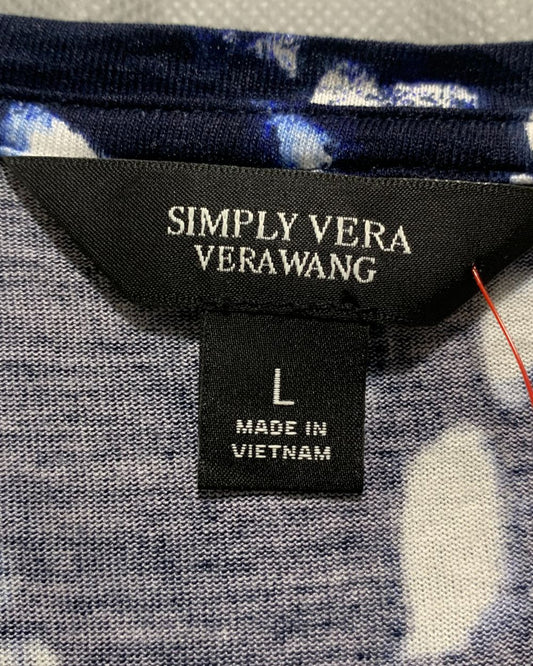 Simply Vera Wang Blue For Women Crop Top L