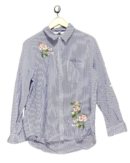 Fever Blue For Women Top Shirt M