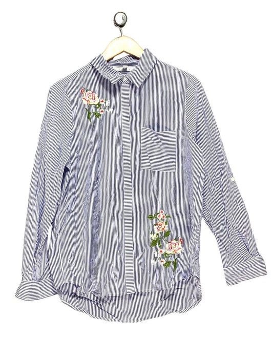 Fever Blue For Women Top Shirt M