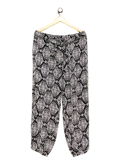 SHEIN Black Plazo For Women XXL