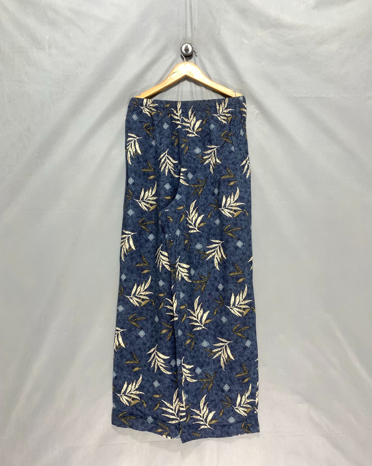 Thrift Queen Blue Plazo For Women S