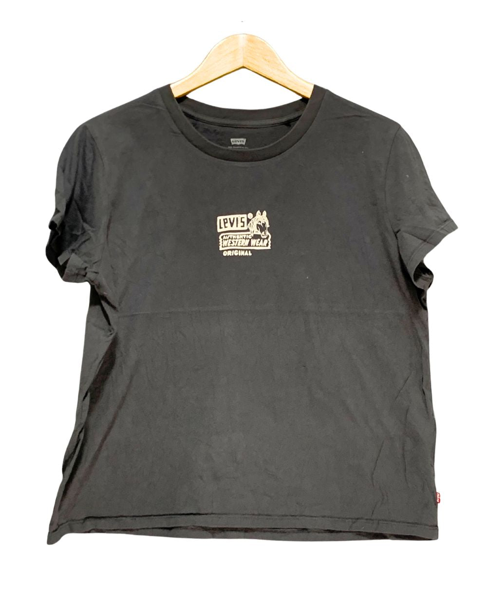 Levi's Gray Cotton T Shirt For Women XL