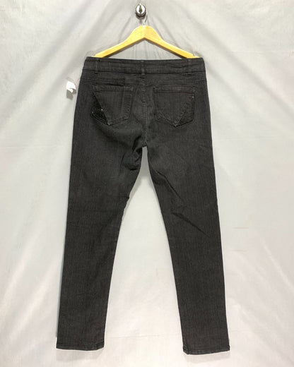 Jane Doe Black Jeans For Women XL