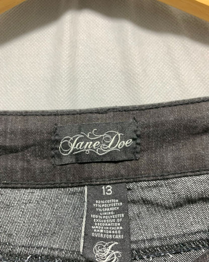 Jane Doe Black Jeans For Women XL