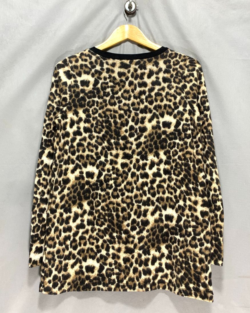 Glitzy Girlz  Leopard Sweatshirt For Women Small