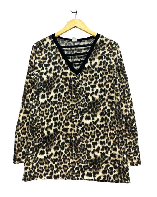 Glitzy Girlz  Leopard Sweatshirt For Women Small