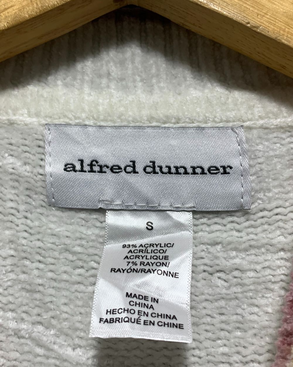 Alfred Dunner White Sweatshirt For Women Small