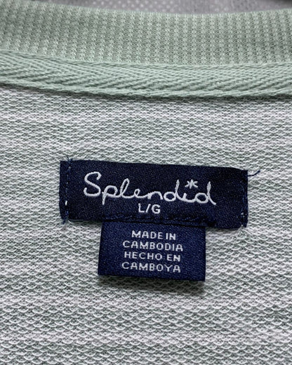 Splendid Green Sweatshirt For Women Large