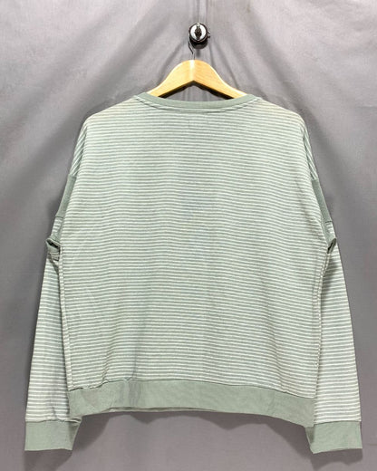 Splendid Green Sweatshirt For Women Large