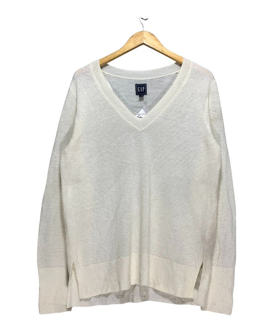 Gap Of White Sweater For Women Large