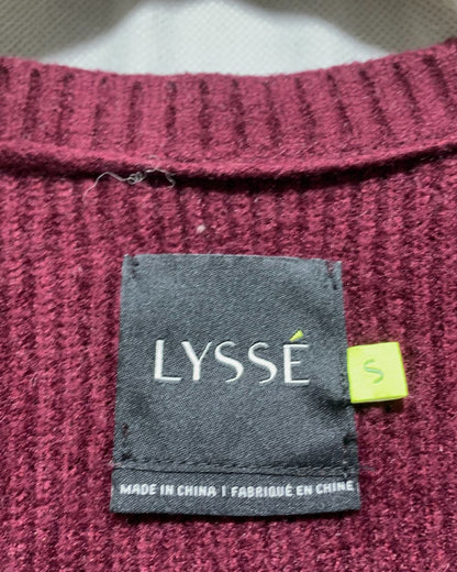 LYSSE Maroon Sweater For Women Small