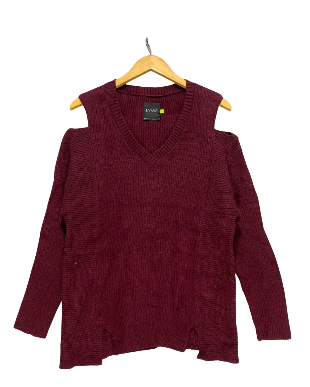 LYSSE Maroon Sweater For Women Small