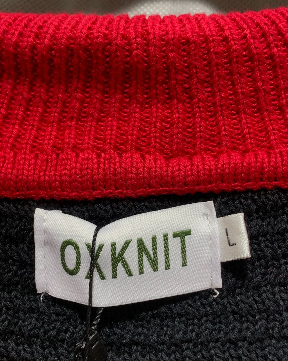 Oxknit Black Sweater For Women Large