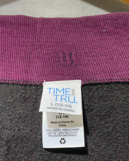 Time And Tru Black Sport Gym tights For Women 14 Years