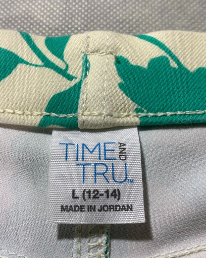 Time & True Green Trousers For Woman 16 Years