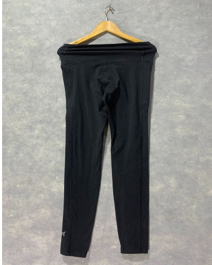 Pink Cozy Black Sport Gym tights For Women