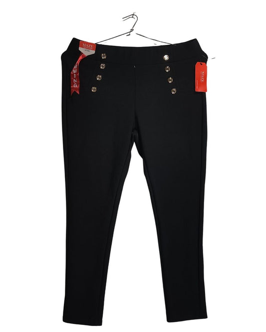 Maze Black Plazo For Women XX Large