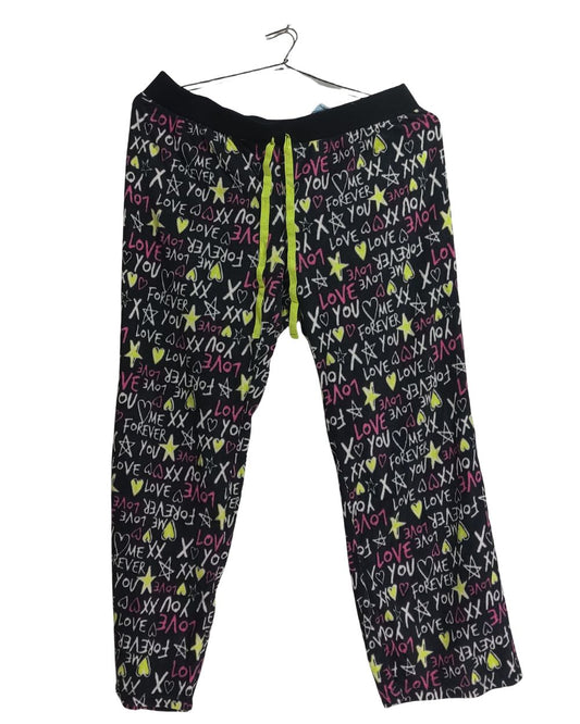 Joe Boxer Black Plazo For Women X Large