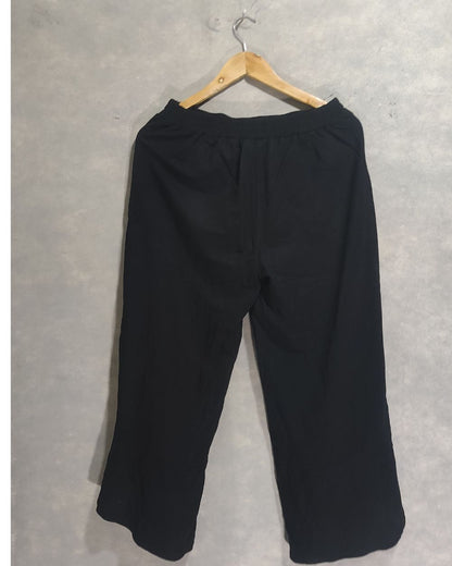 Truth Style Black Plazo For Women X Small