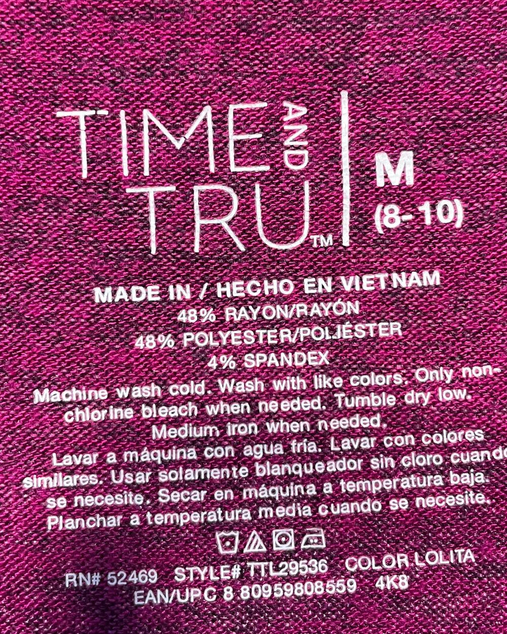 Time And Tru For Women Sweater 10 Years
