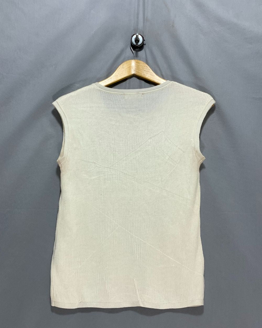 Calvin Klein White Vest Sweater For Women XS