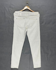 Zara White Jeans For Women Large | ThriftQueen.pk