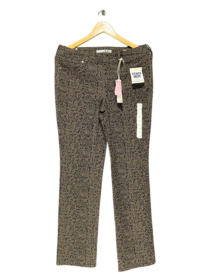 Code Bleu Brown Jeans For Women Large | ThriftQueen.pk