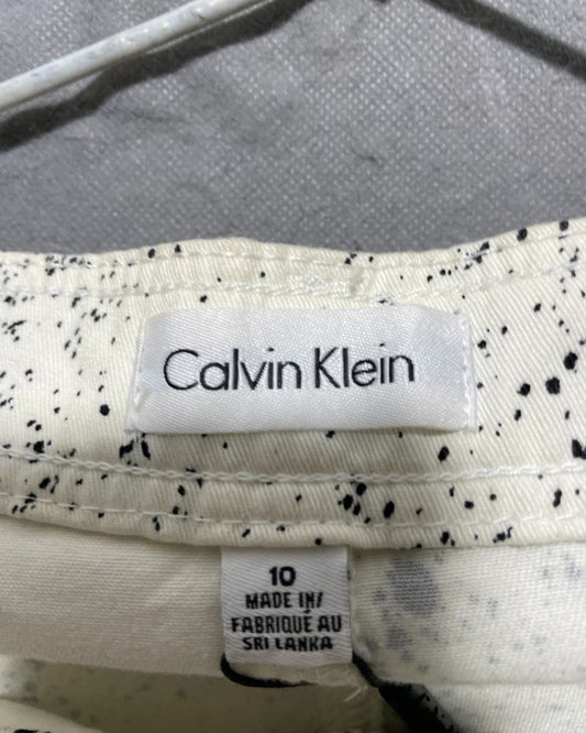 Calvin Klein White Jeans For Women Large | ThriftQueen.pk