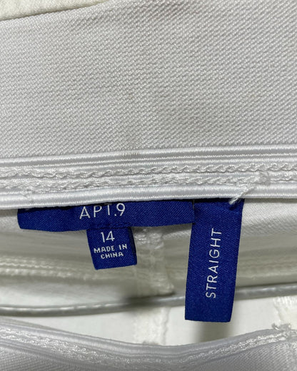 Apt.9 White Jeans For Women X Large | ThriftQueen.pk