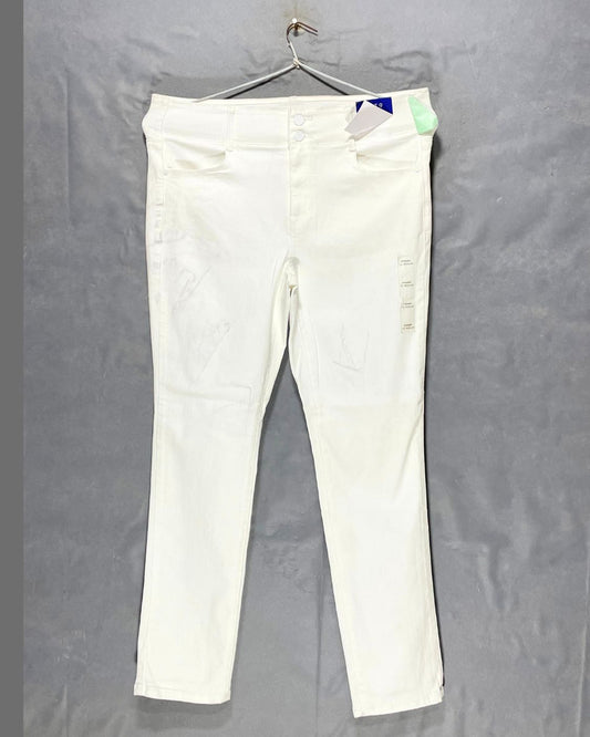 Apt.9 White Jeans For Women X Large | ThriftQueen.pk
