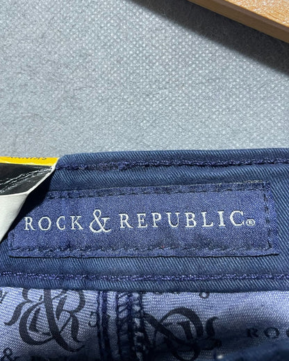 Rock & Republic Blue Jeans For Women Large | ThriftQueen.pk