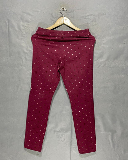 Old Navy Maroon Jeans For Women XS | ThriftQueen.pk