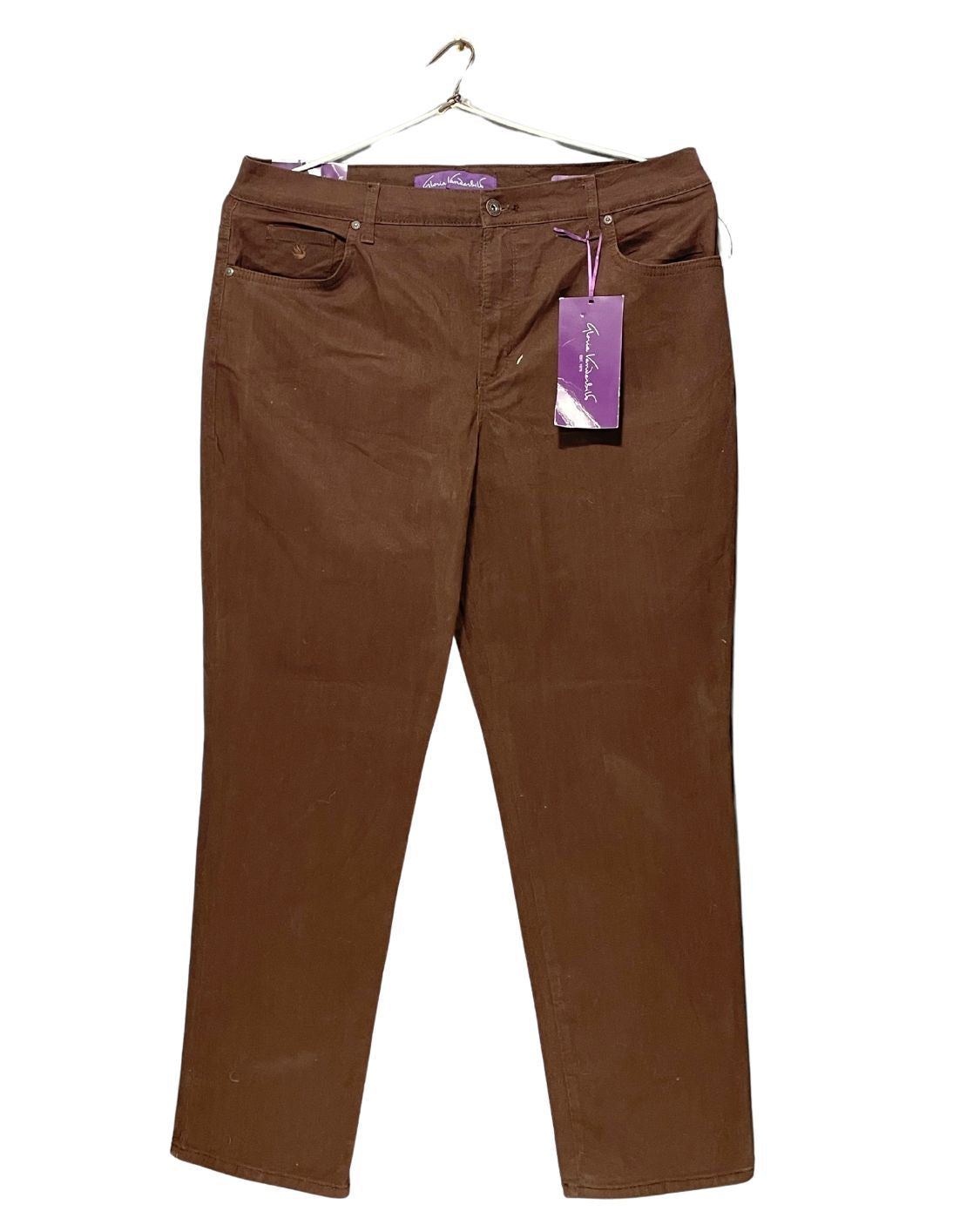 Gloria Vanderbilt Brown Jeans For Women X Large | ThriftQueen.pk