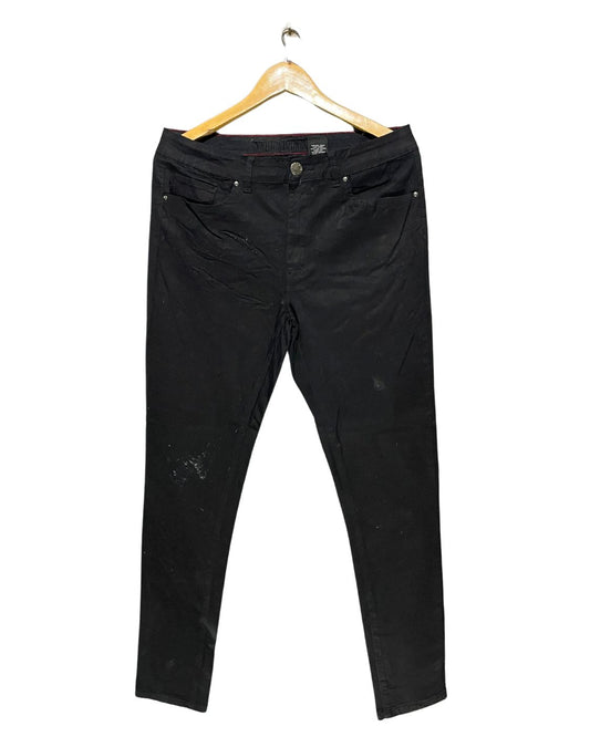 VIP Black Cotton Jeans For Women Large | ThriftQueen.pk
